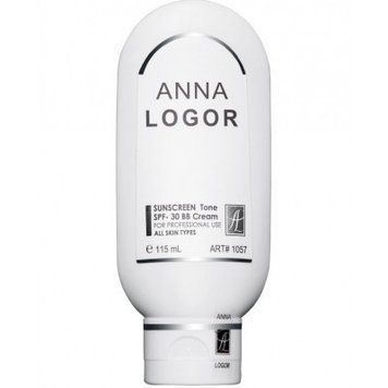 Тональний сонцезахисний крем spf 30 Anna Logor Sunscreen spf 30 115 мл AL1057 фото