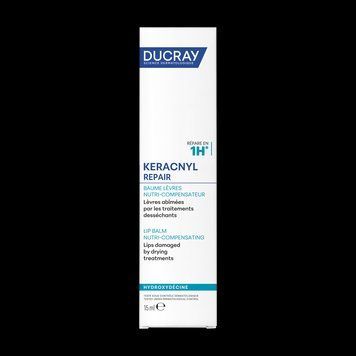 Дюкре Керакніл відновлюючий бальзам для губ Ducray Keracnyl Repair Lip Balm, 15 мл new 3282770395716 фото