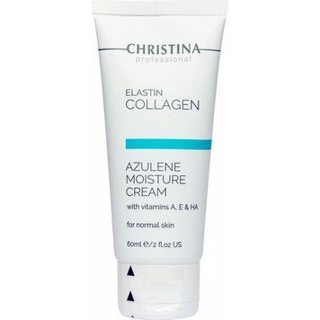 Увлажняющий крем для нормальной кожи Christina Elastin Collagen Azulene Moisture Cream with Vitamins 60 мл CHR370 фото