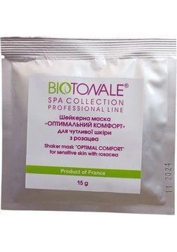 Шейкерна маска Оптимальний комфорт для чутливої шкіри з розацеа Shaker Mask Optimal Comfort Biotonale 15 г 2698144563 фото