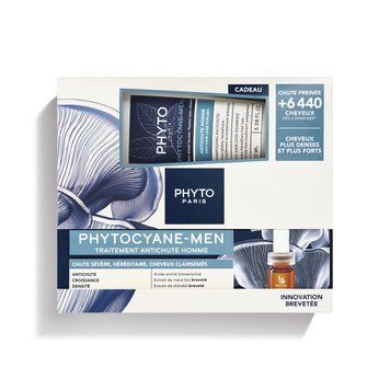 Фито Фитоциан Мен Набор средство 12х3,5мл + шампунь 100мл Phyto Phytocyane Men Anti Hair Loss + Shampoo 3701436918231 фото