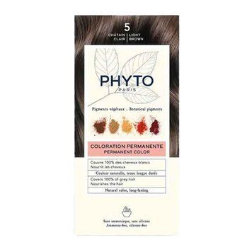 Фито Фитоколор безаммиачная крем-краска для волос Phyto PhytoColor Permanente 5 Светлый шатен 112 мл 3338221002587 фото