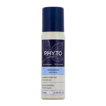 Фито Нежность Шампунь сухой для всех типов волос Phyto Douceur shampooing sec, 75 мл 3701436913199 фото
