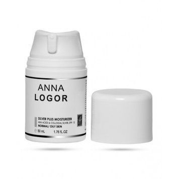 Увлажняющий крем с коллоидным серебром для комбинированной кожи Anna Logor Silver Plus Moisturizer 50 мл 2580552366 фото