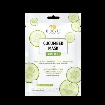 Biocyte Cucumber Mask Огіркова маска очищає та матує шкіру обличчя, 10 г COSMA22.6174427 фото