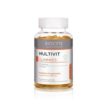 Multivit Gummies 9 витаминов и 1 минерал. Жевательные конфеты, 60 конфет 2628225773 фото