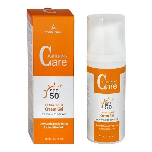 Ультралегкий крем-гель для обличчя C White Lightening Care Ultra Light Cream Gel SPF 50 Anna Lotan, 50 мл AL311 фото