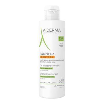 А-Дерма Экзомега Контрол гель очищающий эмолент A-Derma Exomega Control Emollient Foaming Gel 200 мл 1074715911 фото