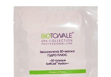 Зволожуюча 3D-маска гідро-плюс Biotonale 1шт 2179753825 фото