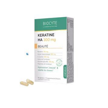 Biocyte KERATINE HA 300 Жизненная сила волос: улучшает структуру, 60 капсул 2602463767 фото